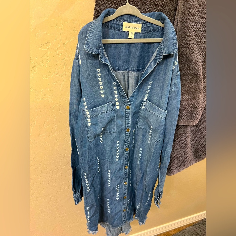 Anthropologie Jean Dress